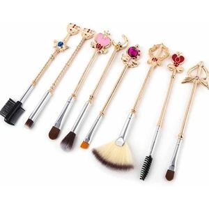NIB Sailor Moon Inspired Make Up Brush Set of 8